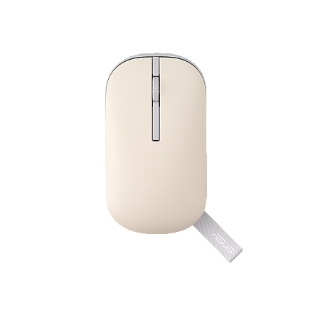 Asus Marshmallow Mouse | MD100 | Mouse | 2.4 GHz, Bluetooth | Beige - 1