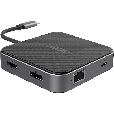 Acer 7-in-1 USB Type-C Dock Porty Ethernet LAN (RJ-45) 1 - 1
