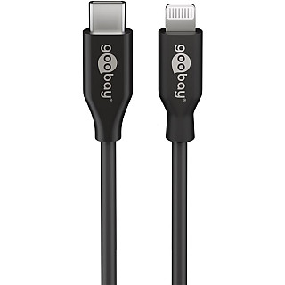 Goobay | Кабель Lightning USB-C для заряджання та synchronizacji | Круглий кабель