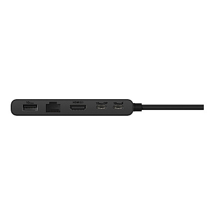 Asus Dual 4K USB-C Dock DC201 | Porty Ethernet LAN (RJ-45) 1 | Porty USB 3.0 (3.1 Gen 1) Type-C w liczbie 3 | Porty HDMI w liczbie 1 - 4