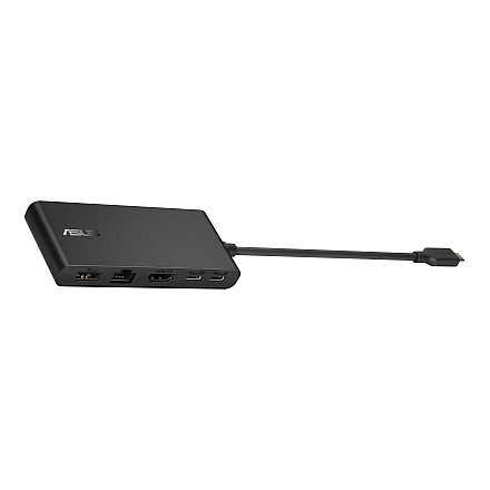 Asus Dual 4K USB-C Dock DC201 | Porty Ethernet LAN (RJ-45) 1 | Porty USB 3.0 (3.1 Gen 1) Type-C w liczbie 3 | Porty HDMI w liczbie 1 - 3