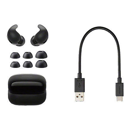 Bezprzewodowe słuchawki z redukcją szumów Sony WF-LS910N LinkBuds Fit, czarny | Sony - 6
