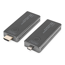 Digitus 4K Wireless Video Extender, 30 m (USB-C - HDMI) | DS-55324 | Black/Silver