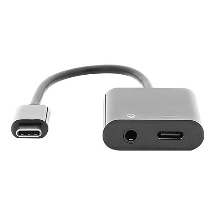 Digitus | USB Type-C adapter/Converter, Type-C to USB Type-C with 3.5mm stereo | AK-300400-002-S - 2