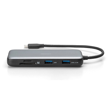 Digitus USB-C docking station, 7-port | DA-70914 | Ethernet LAN (RJ-45) ports 1 | HDMI ports quantity 1 - 3