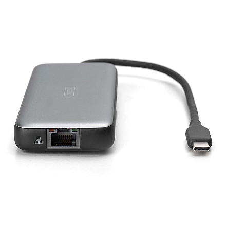 Digitus USB-C docking station, 7-port | DA-70914 | Ethernet LAN (RJ-45) ports 1 | HDMI ports quantity 1 - 4