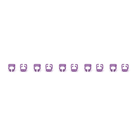 DIGITUS Color clips for Patch cable, Violet | Digitus - 3