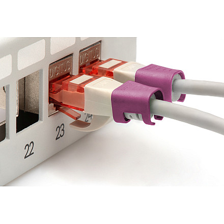 DIGITUS Color clips for Patch cable, Magenta | Digitus - 4