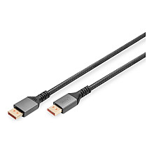 DIGITUS 16K DisplayPort Connection Cable, Version 2.1, 1m, 80G, Black | Digitus