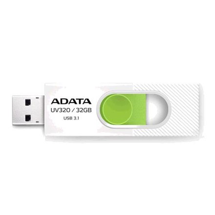 ADATA | UV320 | 32 GB | USB 3.1 | Biały/Zielony - 2