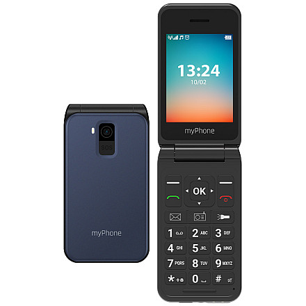 myPhone Flip LTE (Black) Single SIM 2.8" TFT 240x320/128MB/48MB RAM/SD Card/4G LTE - 1