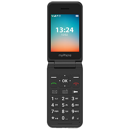 myPhone Flip LTE (Black) Single SIM 2.8" TFT 240x320/128MB/48MB RAM/SD Card/4G LTE - 3