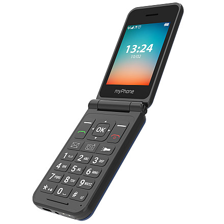 myPhone Flip LTE (Black) Single SIM 2.8" TFT 240x320/128MB/48MB RAM/SD Card/4G LTE - 9