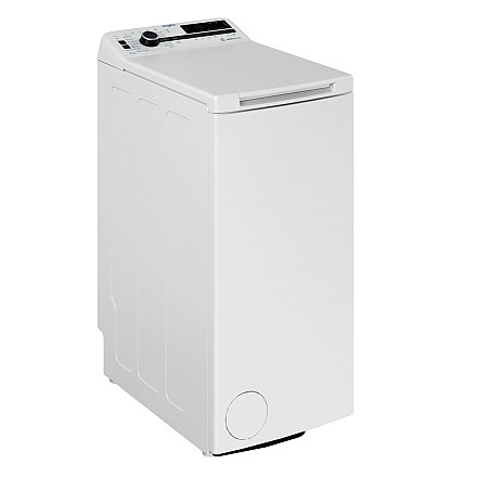 Whirlpool Washing Machine | TDLRB 7232BS EU | Energy efficiency class D | Top loading | Washing capacity 7 kg | 1200 RPM | Depth 60 cm | Width 40 cm | LED | White - 1