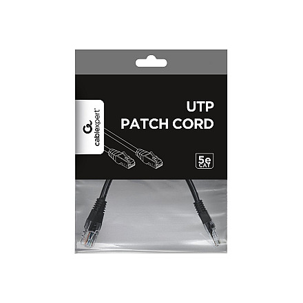 Cablexpert | Patch Cord Cat.5e UTP 0.25m | Black - 2