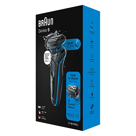 Braun Shaver 51-B1000s Operating time (max) 50 min - 3