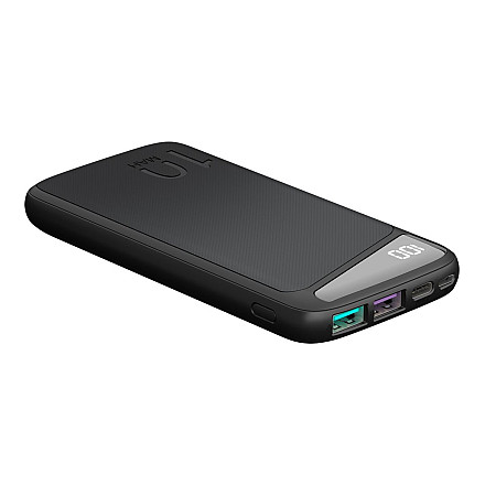 Goobay 53936 Fast Charge Power Bank 10,000 mAh with Power Delivery, Black - 1