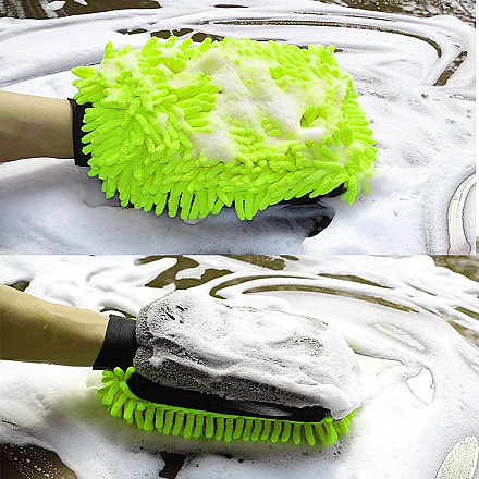 ColorWay | CW-2417 | Microfiber car wash and polish glove, double-sided - 3