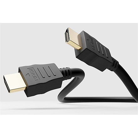 Goobay 60627 High Speed HDMI Cable with Ethernet, 4K/60Hz, Black | HDMI | 15 m - 3