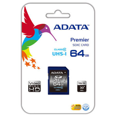 ADATA | Premier | 64 GB | SDHC | Памʼять flash klasy 10 | Nie - 2