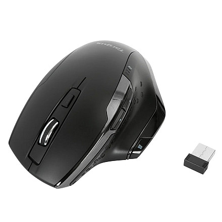 Targus Anti Microbial Ergonomic BlueTrace Mouse, Black | Targus - 1