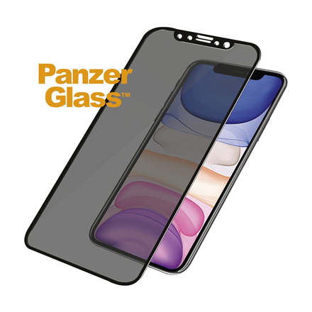 PanzerGlass | Ochraniacz ekranu - szkło - z filtrem prywatności | Apple iPhone 11, XR | Szkło hartowane | Czarny | Przezroczysty - 2