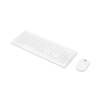 Lenovo Wireless Combo Keyboard & Mouse 510 White