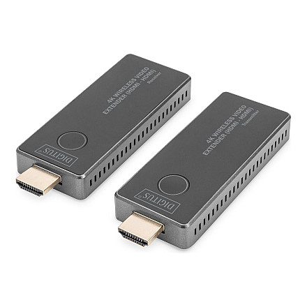 Digitus 4K Wireless Video Extender, 30 m (HDMI - HDMI) | DS-55323 | Black/Silver - 1