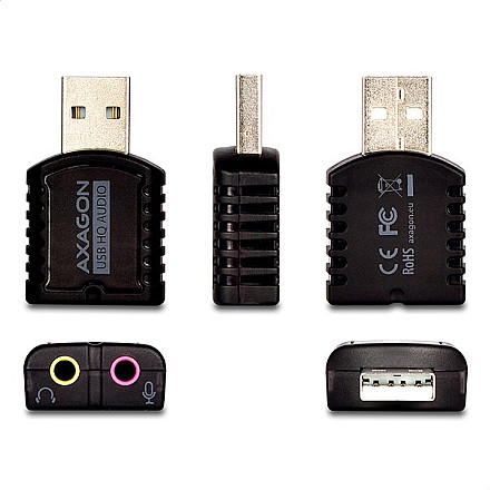 AXAGON | ADA-17 USB - HQ Mini Audio Адаптер - 6