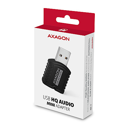 AXAGON | ADA-17 USB - HQ Mini Audio Адаптер - 8