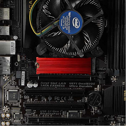 AXAGON | Passive aluminum cooler for all M.2 SSDs, size 2280, high 12 mm | CLR-M2 - 8