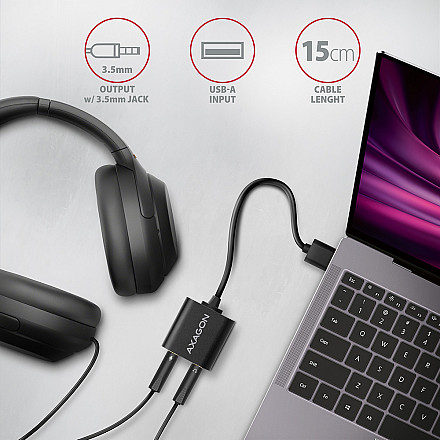 AXAGON | ADA-12 USB - Cable Audio Адаптер - 3