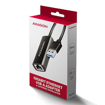 AXAGON | ADE-AR USB-A Gigabit Ethernet Адаптер - 7