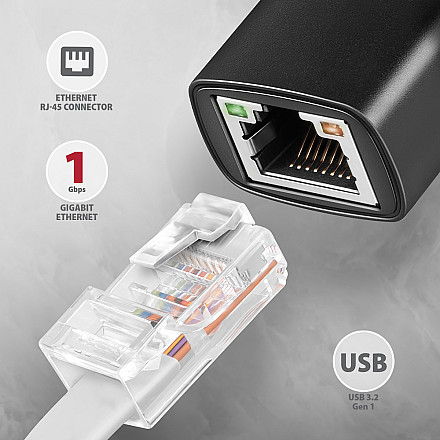 AXAGON | ADE-AR USB-A Gigabit Ethernet Адаптер - 2