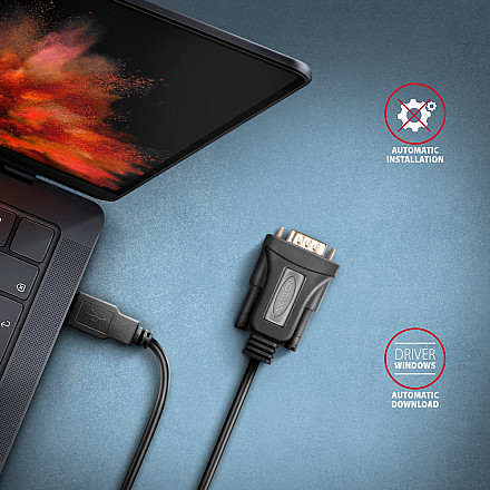 AXAGON USB - Serial Advanced Active Адаптер | ADS-1PQN - 4