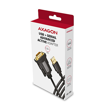 AXAGON USB - Serial Advanced Active Адаптер | ADS-1PQN - 7