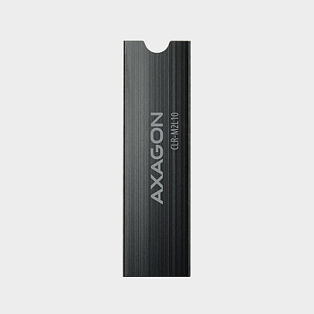 AXAGON Passive aluminum heatsink for all M.2 SSDs, size 2280, high 10 mm | CLR-M2L10 - 6