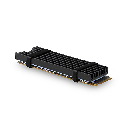 AXAGON Passive aluminum heatsink for all M.2 SSDs, size 2280, high 6 mm | CLR-M2L6 - 2