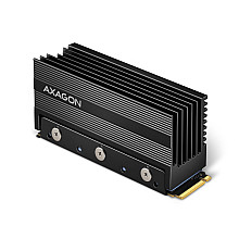 AXAGON Passive aluminum heatsink for single-sided and double-sided M.2 SSD disks, size 2280, height 36 mm | CLR-M2XL