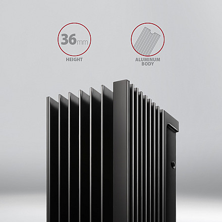 AXAGON Passive aluminum heatsink for single-sided and double-sided M.2 SSD disks, size 2280, height 36 mm | CLR-M2XL - 3