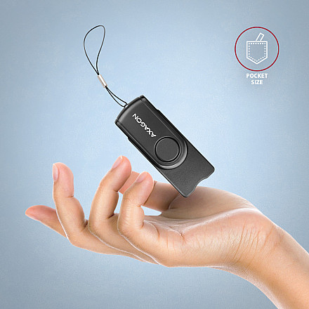 AXAGON Compact travel USB-A + USB-C contact Smart/ID card and SD/microSD/SIM card reader | CRE-SMP2A - 5