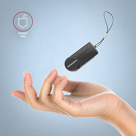 AXAGON Foldable pocket USB-A contact Smart/ID card reader | CRE-SMPA - 4