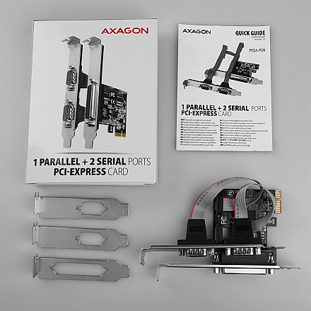AXAGON PCI-Express card with one parallel and two serial ports 250 kbps | PCEA-PSN - 4
