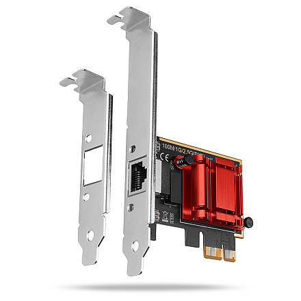 AXAGON PCI-Express network card with 2.5 Gbit/s transmission rate and PXE support | PCEE-G25 - 1