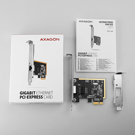 AXAGON Gigabit Ethernet PCI-Express network card with proven Realtek chipset version | PCEE-GRF - 5