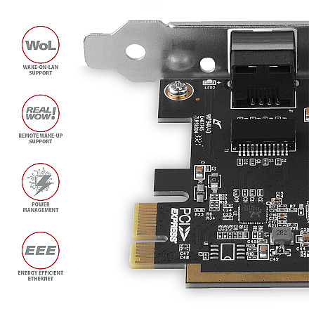 AXAGON Gigabit Ethernet PCI-Express network card with proven Realtek chipset version | PCEE-GRF - 4