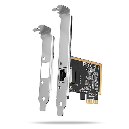 AXAGON Gigabit Ethernet PCI-Express network card with proven Realtek chipset version | PCEE-GRF - 1