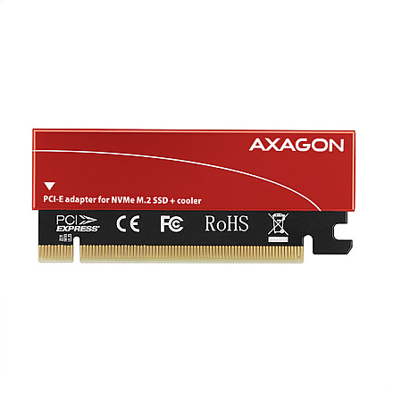 AXAGON PCI-Express x16 internal adapter to connect an NVMe M.2 SSD to a desktop | PCEM2-S - 7