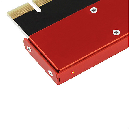 AXAGON PCI-Express x16 internal adapter to connect an NVMe M.2 SSD to a desktop | PCEM2-S - 8
