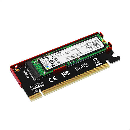 AXAGON PCI-Express x16 internal adapter to connect an NVMe M.2 SSD to a desktop | PCEM2-S - 6
